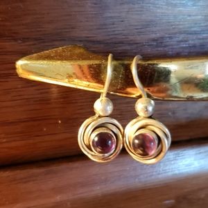 Sterling Silver and Amethyst Earrings